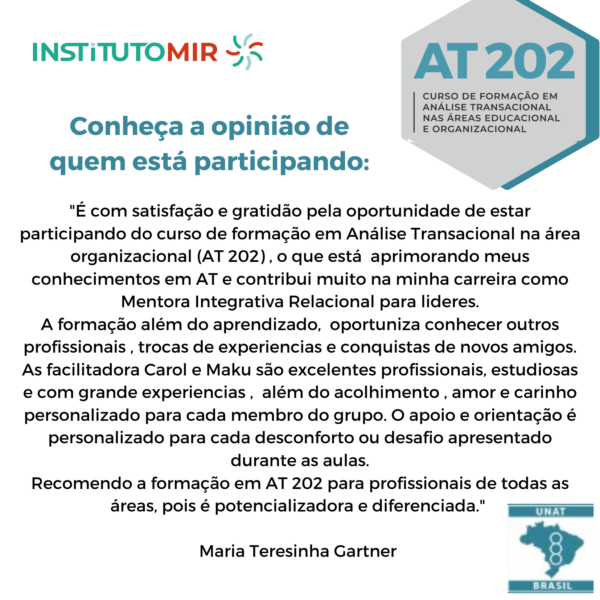 AT 202 - Curso de Formação em Análise Transacional na área Organizacional ou Educacional - Image 9