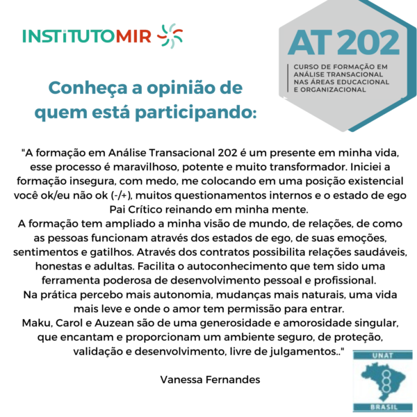 AT 202 - Curso de Formação em Análise Transacional na área Organizacional ou Educacional - Image 10