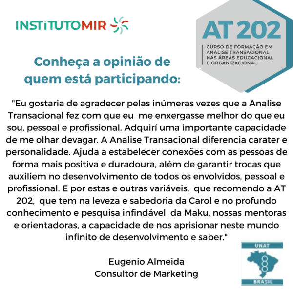 AT 202 - Curso de Formação em Análise Transacional na área Organizacional ou Educacional - Image 6