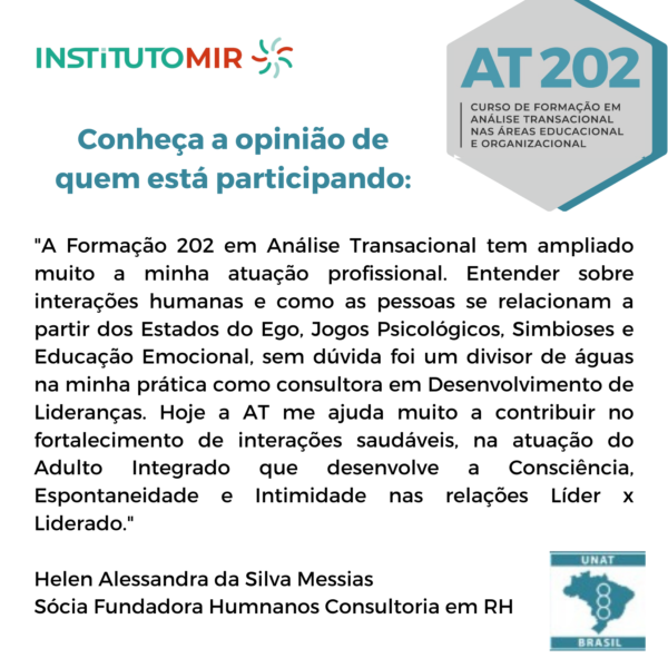 AT 202 - Curso de Formação em Análise Transacional na área Organizacional ou Educacional - Image 8